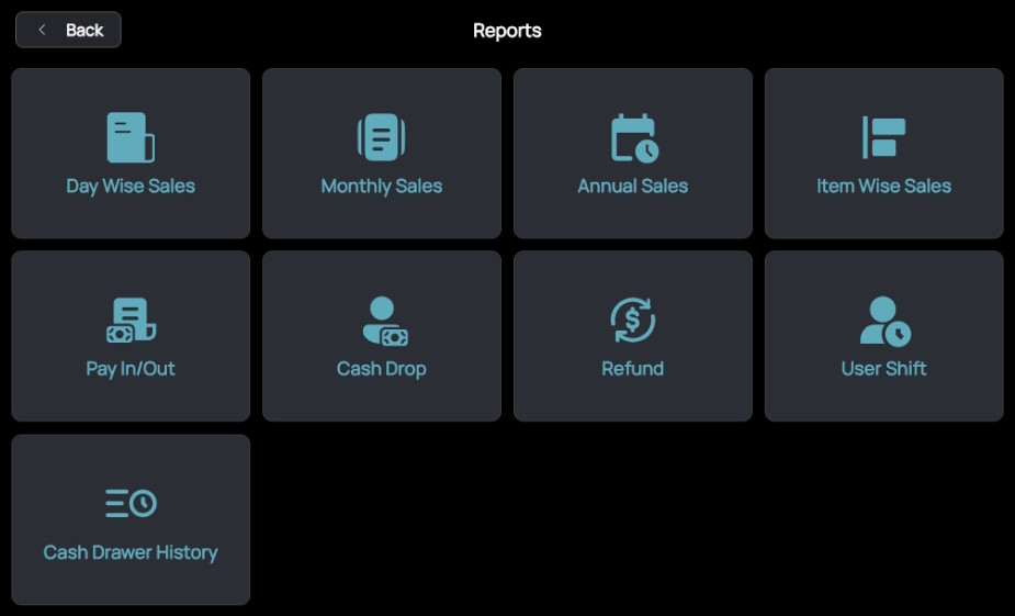 Built-in reports on sales, inventory, receivables, payments, purchases and more